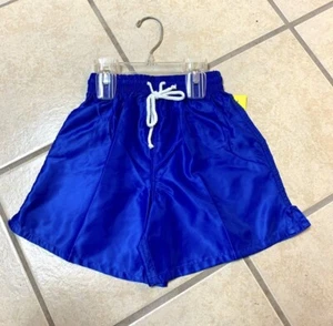 Youth Small Unisex Royal Blue Nylon Soccer Athletic Shorts NWT - Picture 1 of 3