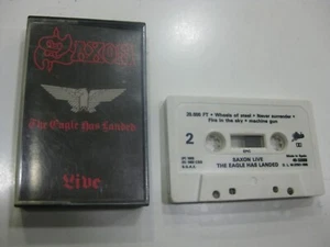 Saxon Cassette Spanish the Eagle Has Landed, Live 1985 - Picture 1 of 1