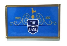 Tottenham Hotspur White Hart Lane glass plaque . 16 cm x 12 cm  . Unique item.