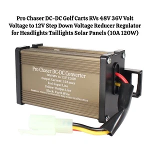 Pro Chaser DC-DC Golf Carts RVs 48V 36V Volt Voltage to 12V Step Down Voltage Re - Picture 1 of 6