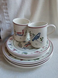 JOHNSON BROTHERS 12 Days Of Christmas 10 Piece Dish Set Service for 4 ENGLAND - Picture 1 of 16