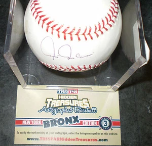 CHRIS CHAMBLISS HANDSIGNIERTER BALL TRISTAR COA - Bild 1 von 3