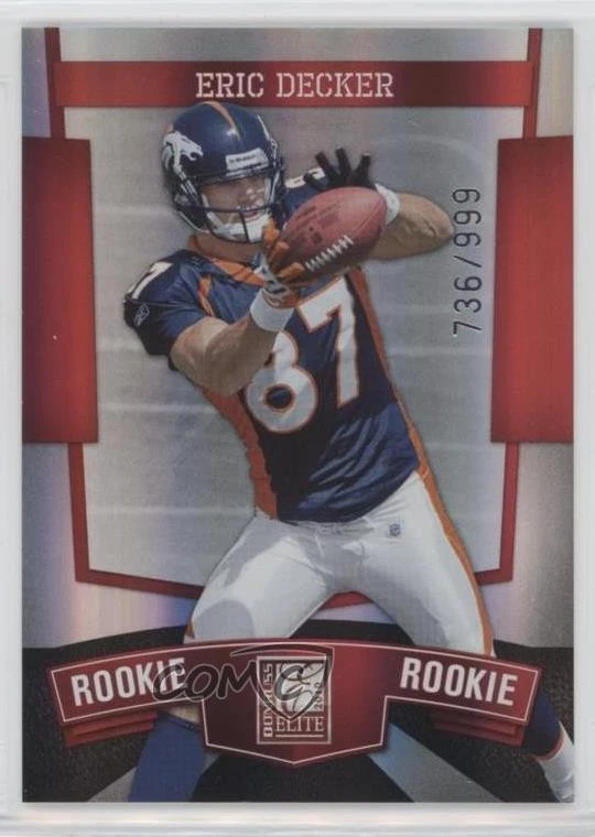 2010 Donruss Elite Rookie /999 Eric Decker #145 Rookie RC - Image 1 of 2