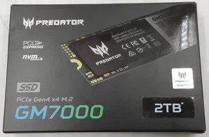 Disque SSD M.2 2280 Gen4 Acer Predator GM7000 2 To - Photo 1/1