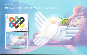 2023 Jersey Europa CEPT Peace MNH s/s - Picture 1 of 1