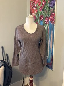 Flax Womens 100% Linen Tunic Top Size Petite - Picture 1 of 5