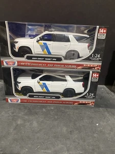 2-Pack NJ State Police 1:24 Scale 2025 Chevy Tahoe PPV Replica’s - Picture 1 of 8