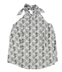 bar III Womens Tie Back Knit Blouse - Picture 1 of 7