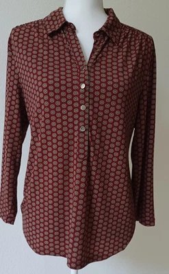 Blusa para mujer CARMEN MARC VALVO multicolor manga 3/4 talla L Foto 1 de 4