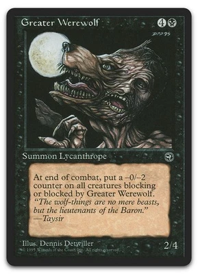 Greater Werewolf (NM) Homelands HML Magic MTG - Image 1 of 2