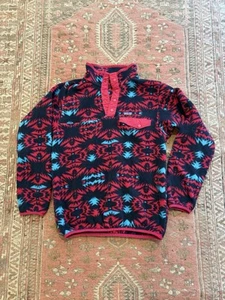 Patagonia Jacket Girl's XL Pink Snap-T Synchilla Pullover Fleece Kids Youth - Picture 1 of 6