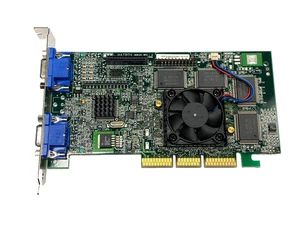 Tarjeta de video vintage Matrox Millennium G400 MAX 32MB SDR AGP G4+MMDHA32G - Imagen 1 de 6