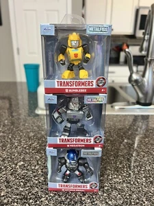Metalfigs Transformers ~ Optimus Primal, Bumblebee & Megatron ~ Set di 3 - Foto 1 di 7