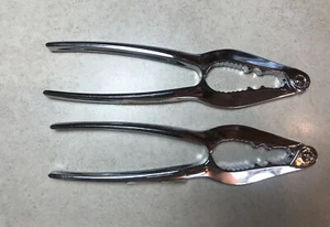 PAIR Nut Cracker Shell Crusher Tool Seafood Crab Lobster Walnut Almond Hazelnut - Picture 1 of 3