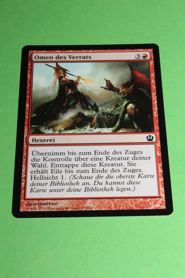 MTG Theros 1x Omen des Verrats Common - Bild 1 von 1