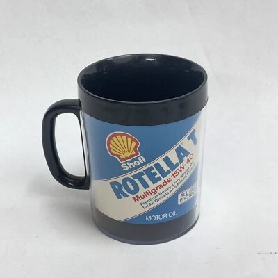 Shell Oil Thermo-Serv Mug USA Rotella T 15W-40 Advertising Coffee Mug Vintage - Image 1 of 4