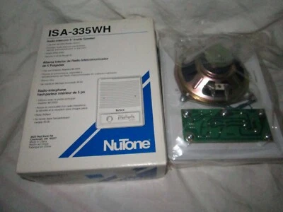 RARE NIB NuTone ISA-335WH Indoor 5" Intercom Speaker IS305 IM3303 IMA3303 3003 - Image 1 of 2