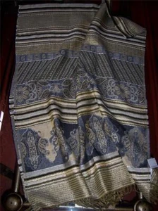 Croft & Barrow Black Grey with Gold Metallic Wrap New with Tag - Picture 1 of 1