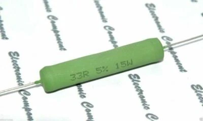 1pcs - BC (PHILIPS) AC15 15W 5%  Cemented Wirewound Resistor - Image 1 of 2