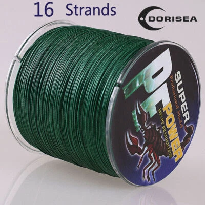 16 Strands 100m~2000m 2.0mm/2.5mm/3.0mm Hollow Braided Fishing Line Kite String - Image 1 of 4