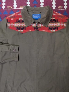 Pendleton Canvas Work Jacket, XL, Navajo, Southwestern - Picture 1 of 5