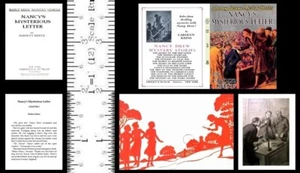 1:6 SCALE MINIATURE BOOK NANCY’S MYSTERIOUS LETTER NANCY DREW ILLUSTRATED - Picture 1 of 1