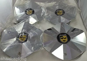 Lexani Wheels 'MARQUI' Chrome Custom Wheel Center Caps Set of 4 # LEXANI K2 - Picture 1 of 5