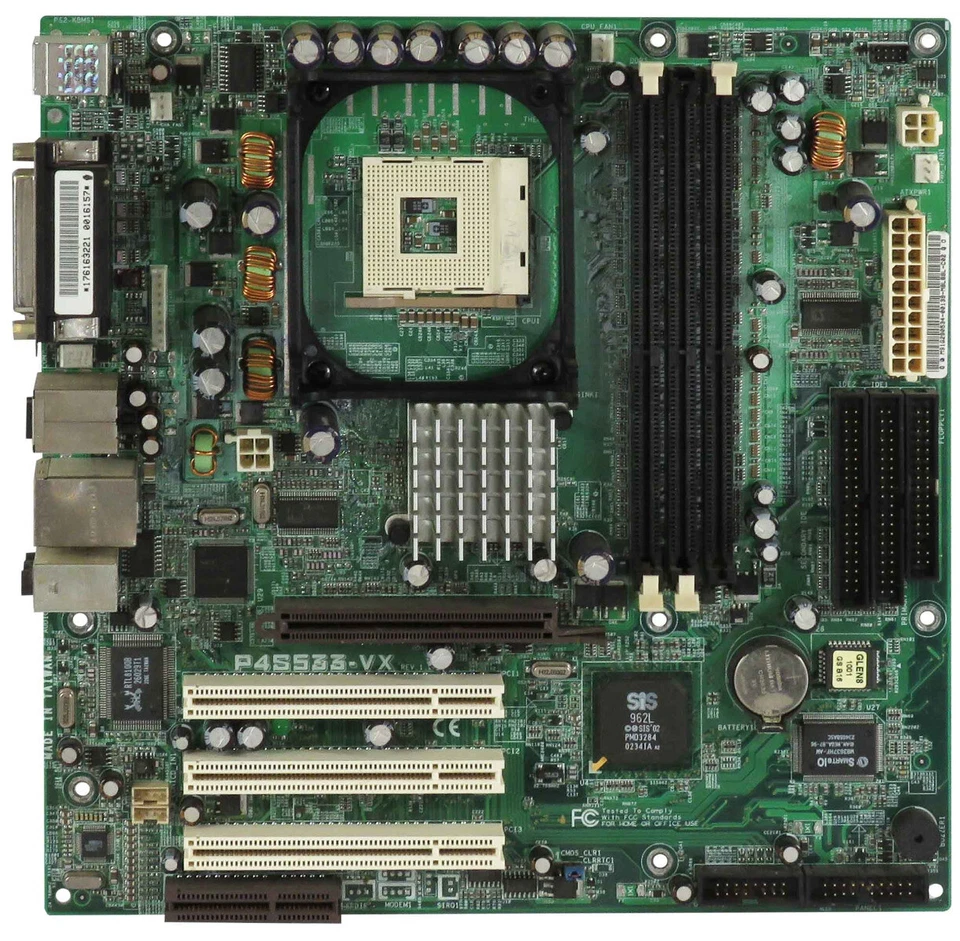 Mainboard Asus P4S533-VX Socket 478 DDR AGP PCI Matx - Image 1 of 2