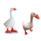 Elegant Household Accessory White Duck Key Holder with Magnetic Effect