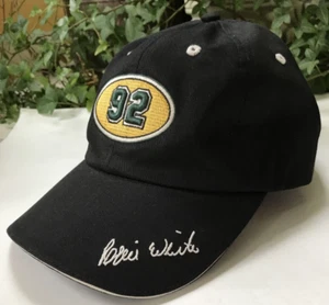 Vtg Reggie White #92 Strap back Hat "The Power of 92" Black NFL Vince Lombardi - Picture 1 of 9