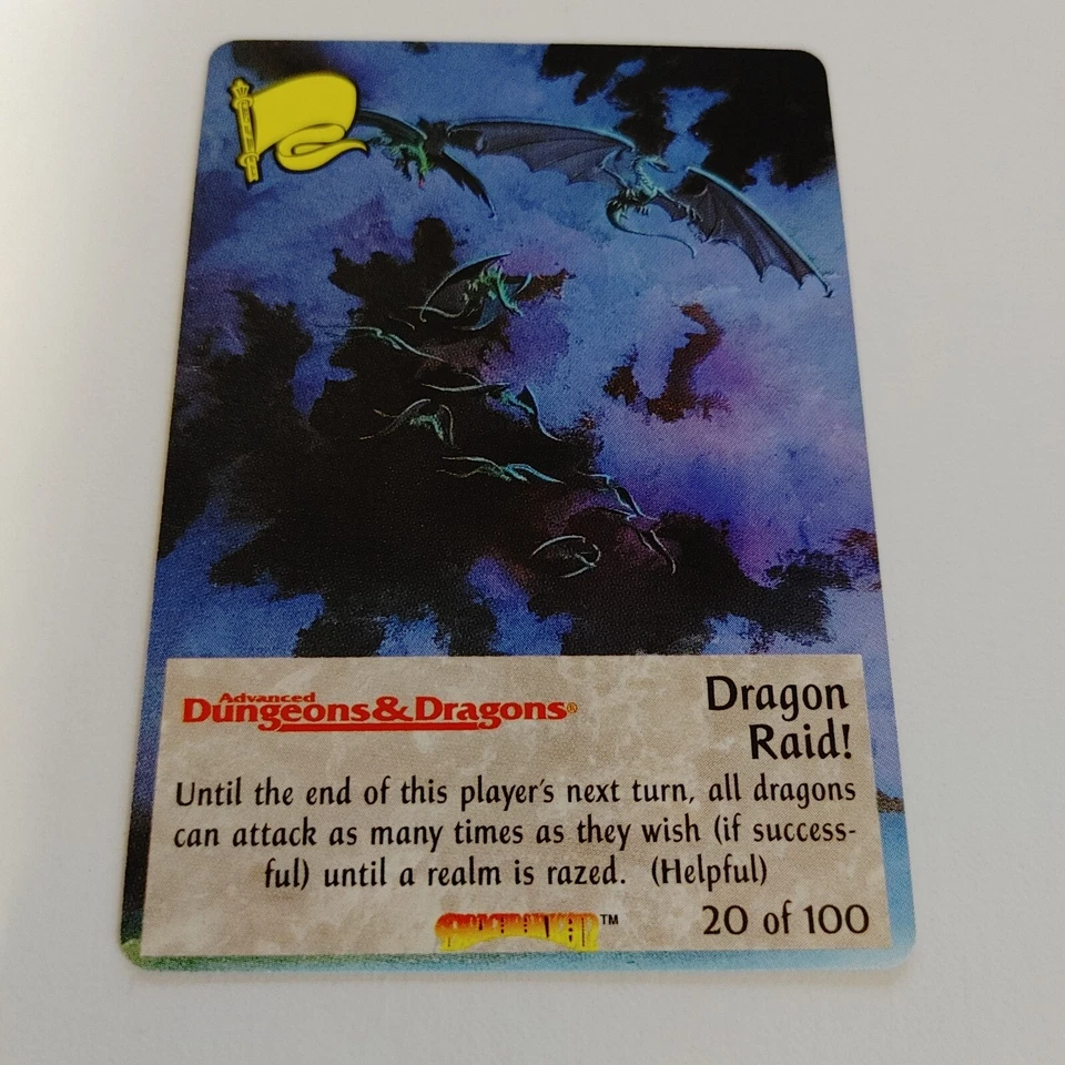 DRAGON RAID! --- SPELLFIRE CCG --- DRACONOMICON --- NM - Image 1 of 1