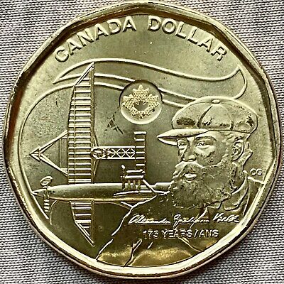 NUEVO*CANADÁ/CANADÁ_1 Dólar 2022_Alexander Graham Bell_normal_perder_unc • 3.49€