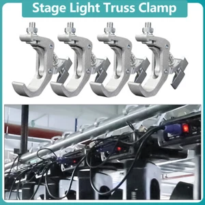 4Pcs Stage Lighting Clamp Truss Bracket Hook Clamp DJ Projector Bar Light - Picture 1 of 15