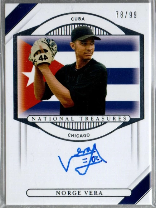 2021 National Treasures International Treasures Auto #11 Norge Vera Auto /99 - Image 1 of 1