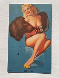 1940's Pinup Girl Picture Mutoscope Card- Pretty Foxy - Bild 1 von 2