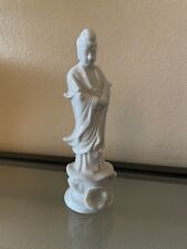 Blanc De Chine Chinoiserie Figure Statue 6”White