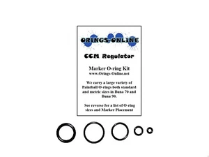 CCM Regulador Chipley Máquina Personalizada Anillo O-ring Kit x 4 reconstrucciones/kits - Imagen 1 de 1
