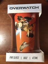 Blizzard Overwatch Tracer Character Pint Glass 16oz 2017