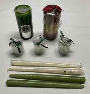 (Lot 9 Candles) Old Harbor, Trimmery, Bayberry, Unbranded - Picture 1 of 12