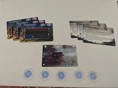 RuneWars tabletop brettspiel ffg promo karten ankaur maro plus offizielle token - Bild 1 von 4