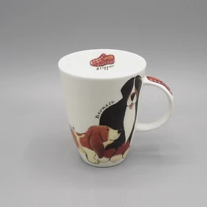 2001 Walkies by Roy Kirkham Woof Dogs Bone China Mug(s) England New - Picture 1 of 16