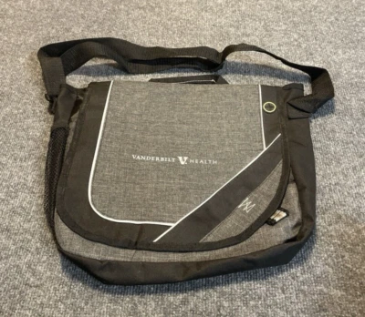 Сумка для сообщений/книг Vanderbilt Health, серая и черная - Изображение 1 из 4