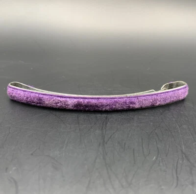 Cathy Cair Barrette Púrpura Terciopelo Mil Robles California Clásico De Colección Foto 1 de 4