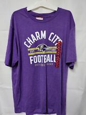 NFL Team Apparel Charm City Baltimore Ravens T-shirt size XL