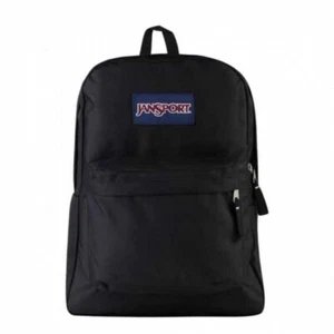 Brand New Jansport SuperBreak Classic School Backpack-Black - Picture 1 of 3