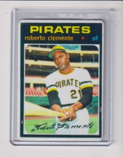 1992-93 R&N 1971 ROBERTO CLEMENTE PORCELAIN CARD 399/3000  PITTSBURGH PIRATES