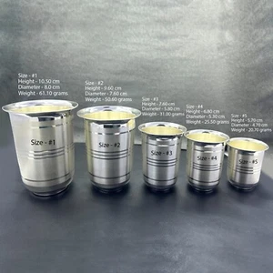 Silver Water Glass, Silver Tumbler Baby Dining Flask, Pure Silver Baby Serving - Picture 1 of 16