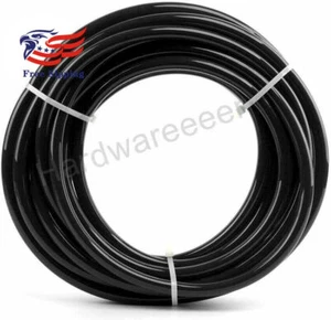 Pneumatic 6mm OD Black PU Pneumatic Air Tubing Pipe Hose 10 Meters 32.8 ft - Picture 1 of 3