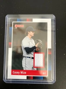 Casey Mize 2022 Donruss Retro 1988 Material Relic  - Tigers - Picture 1 of 2