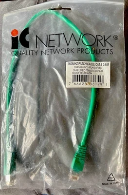 Kit:N.1 Cavo Rete Rj45 ICnetwork+ 1 HDMI RoHS Compliant Mt. 3,5+usb M/M Mt.3+USB - Immagine 1 di 4